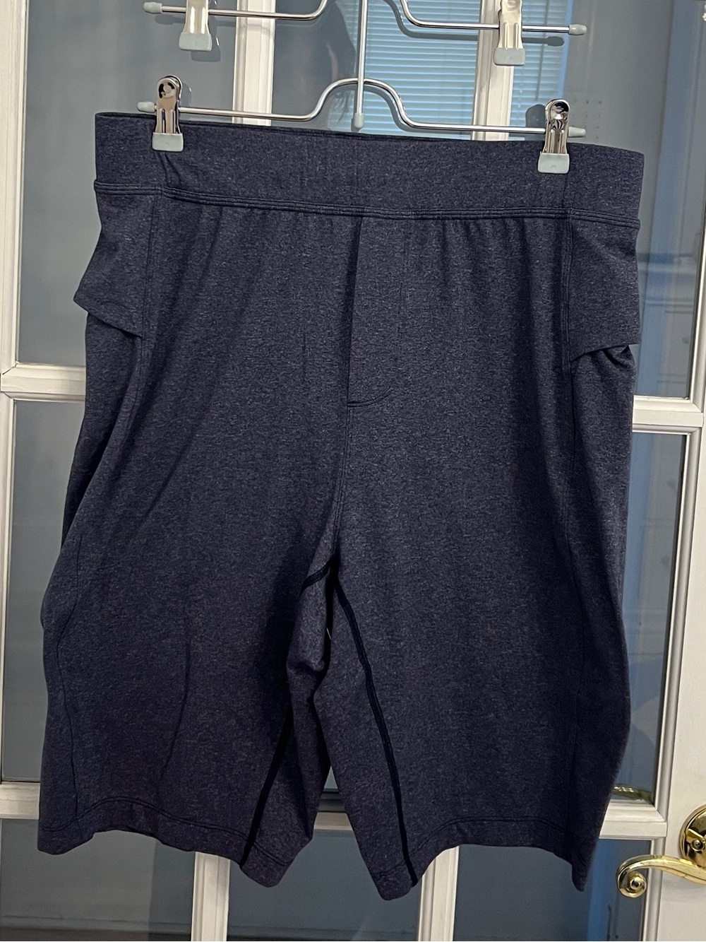 LULULEMON Dark Gray Men's Athletic Gym Shorts Size L